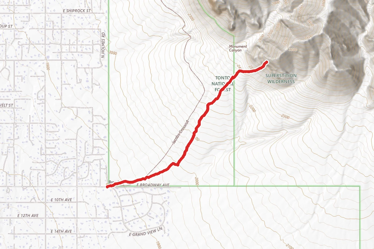 Monument Canyon and Broadway Cave via Jacob's Trail