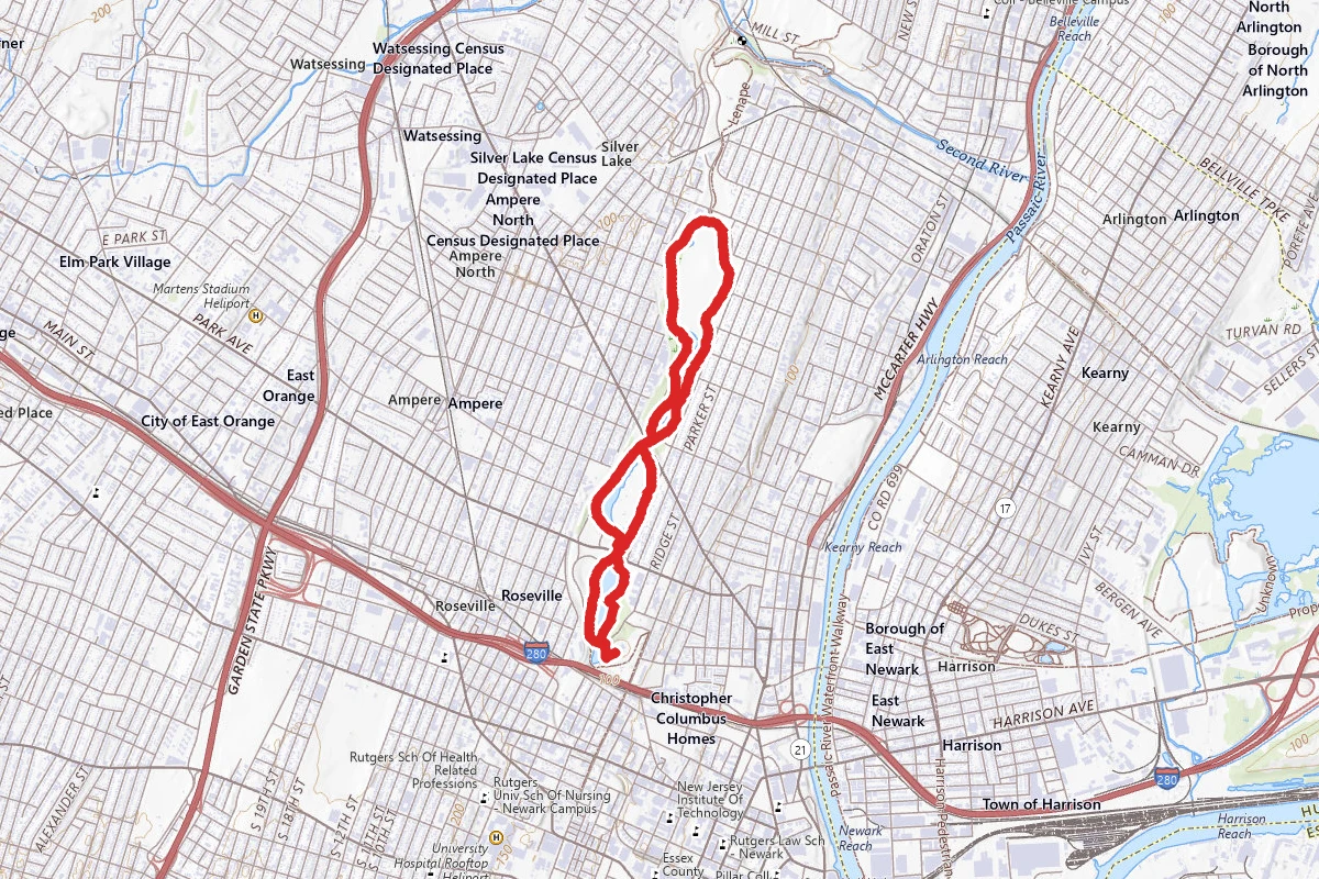 Branch Brook Park Loop