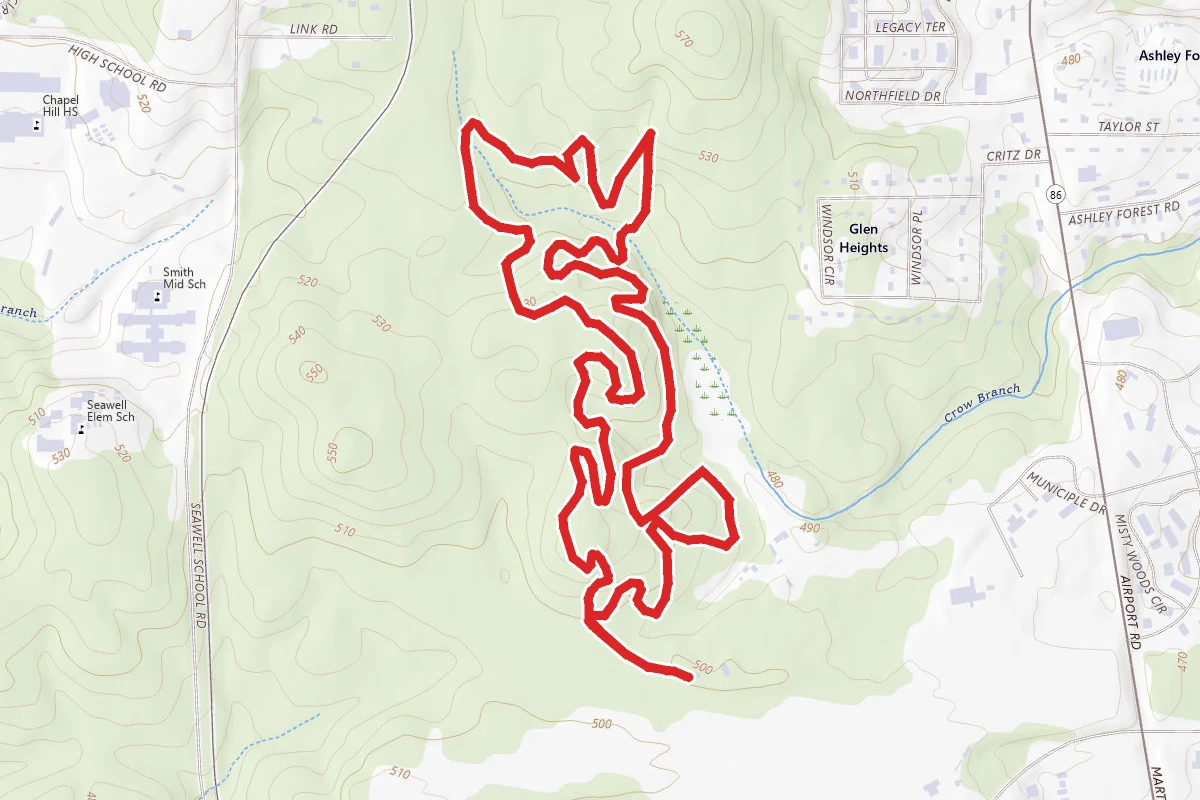 Crow Branch Overlook Loop