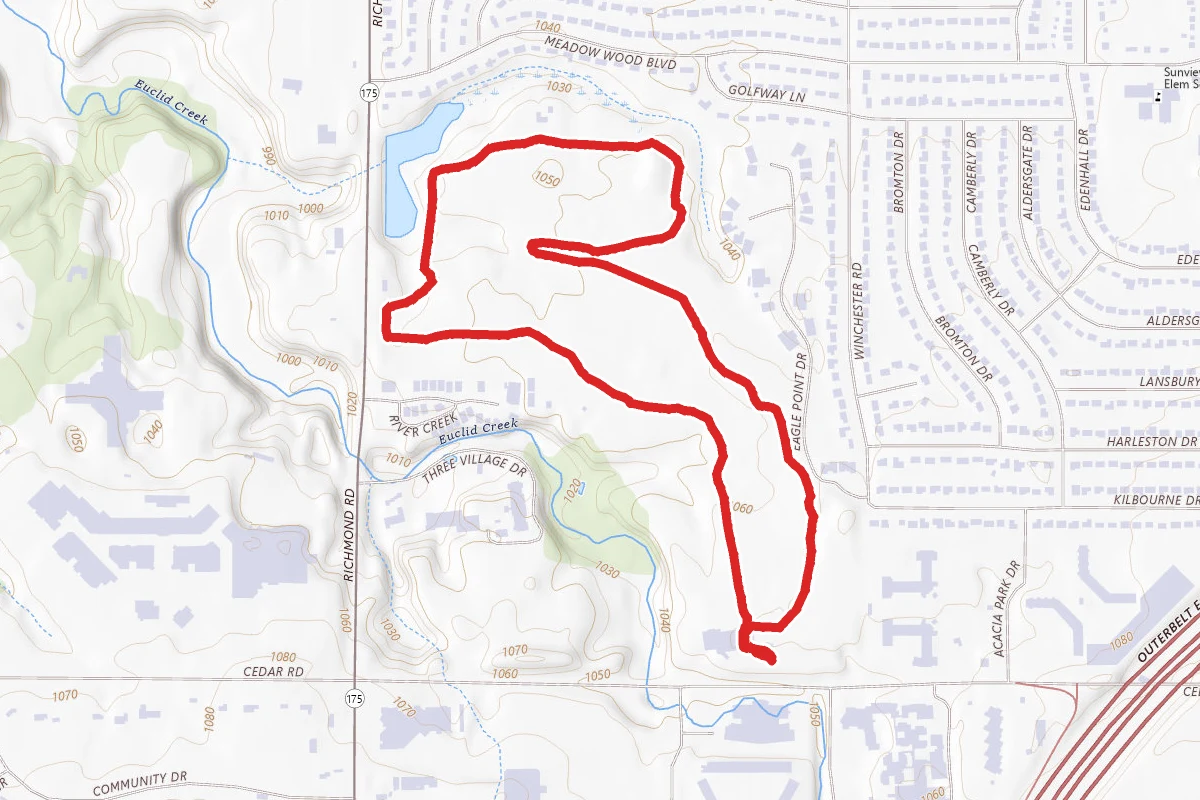 Woodpecker and Lake Trails Loop