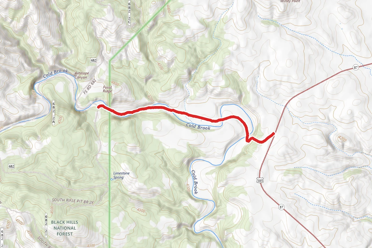 Cold Brook Canyon Trail