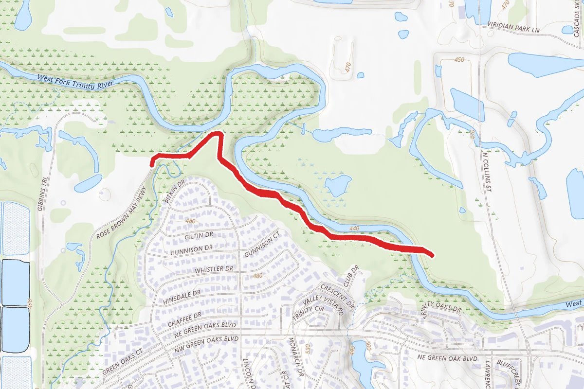 West Fork Trinity River Short Hike
