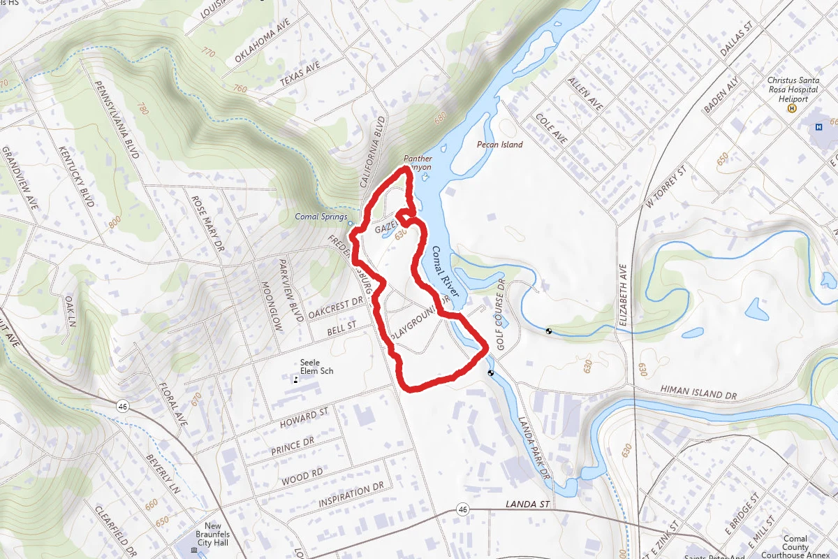 Landa Park Loop