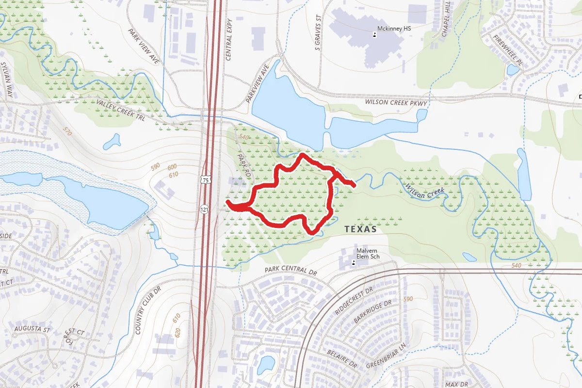 Mckinney Community Center Nature Trail