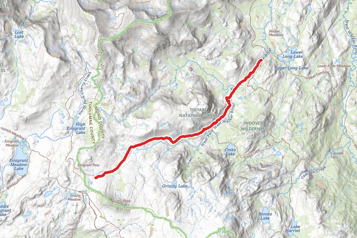 Emigrant Pass Trail