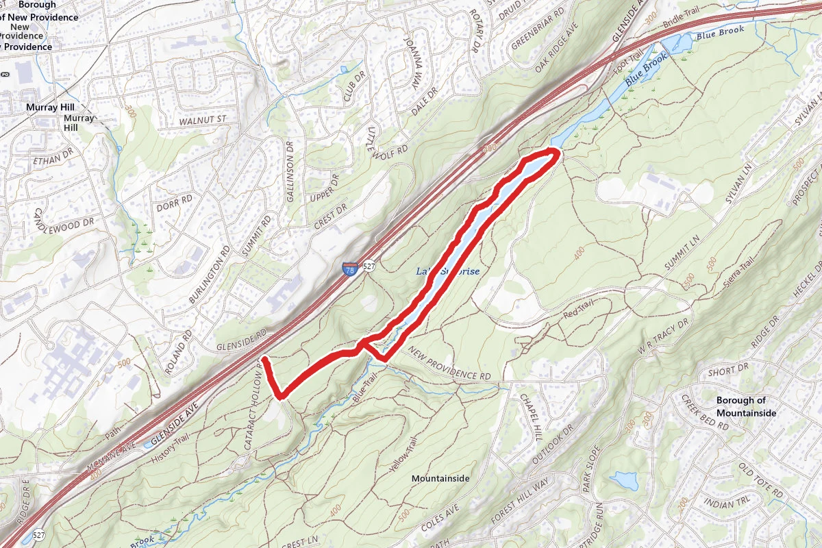 Lake Surprise Loop via Purple and White Trails
