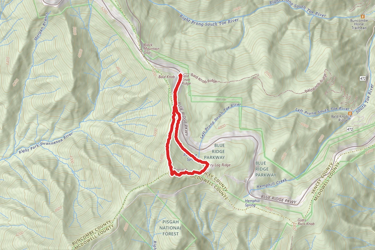 Blue Ridge Pinnacle Trail