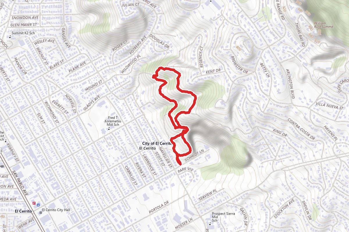 El Cerrito Foundation Memorial Grove Trail