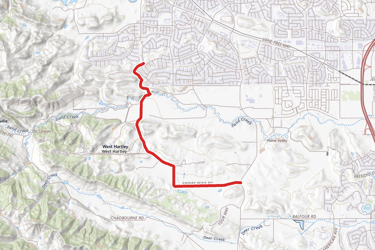 Empire Mine Road Trail