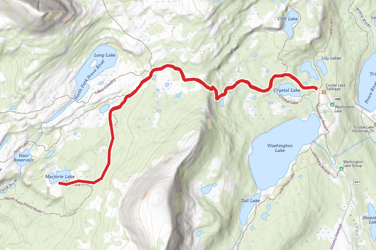 Marjorie Lake Trail