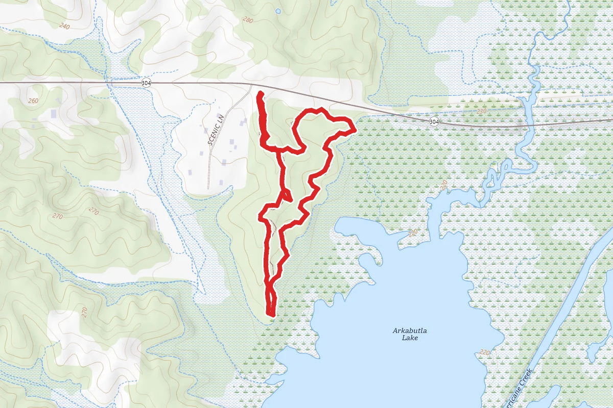 The Arkabutla Lake Education and Nature Center Trail (ARK) Trail