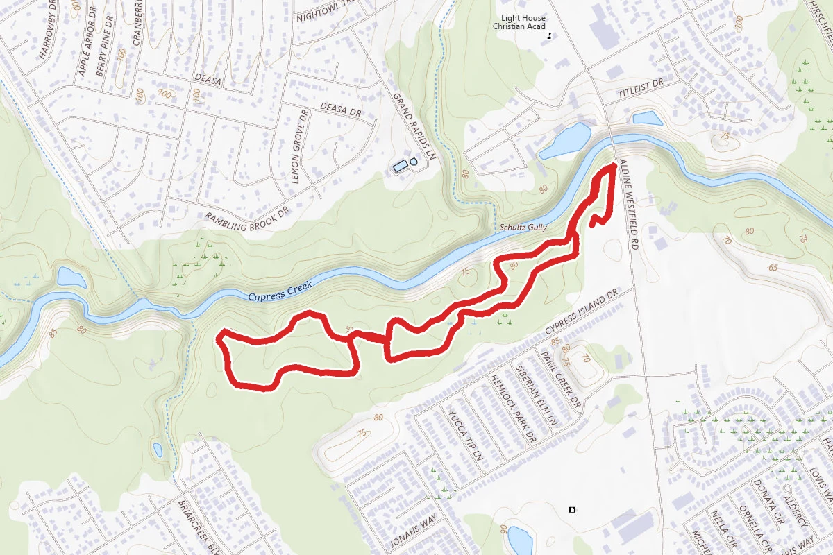 Mercer Arboretum Loop