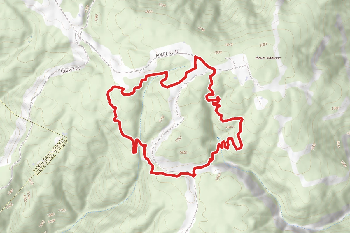 Mount Madonna Meadow Trail Loop