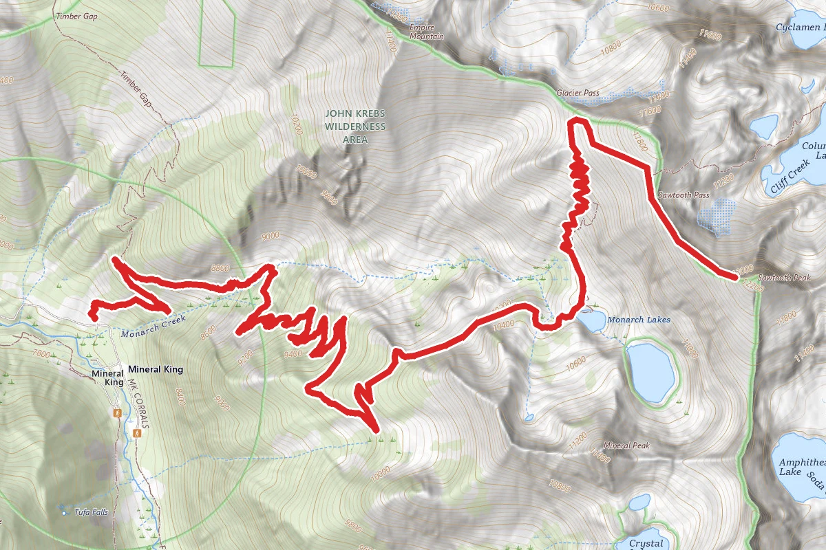 Sawtooth Pass Trail