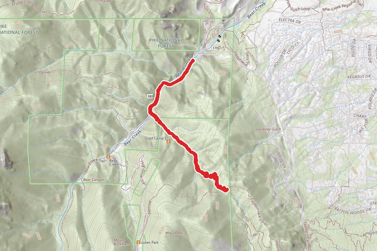 Bear Creek and Sesame Trail