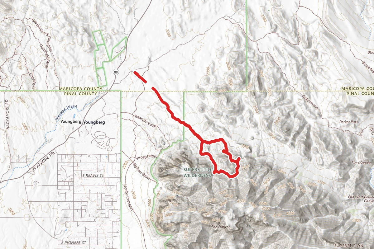 Massacre Falls Loop Trail