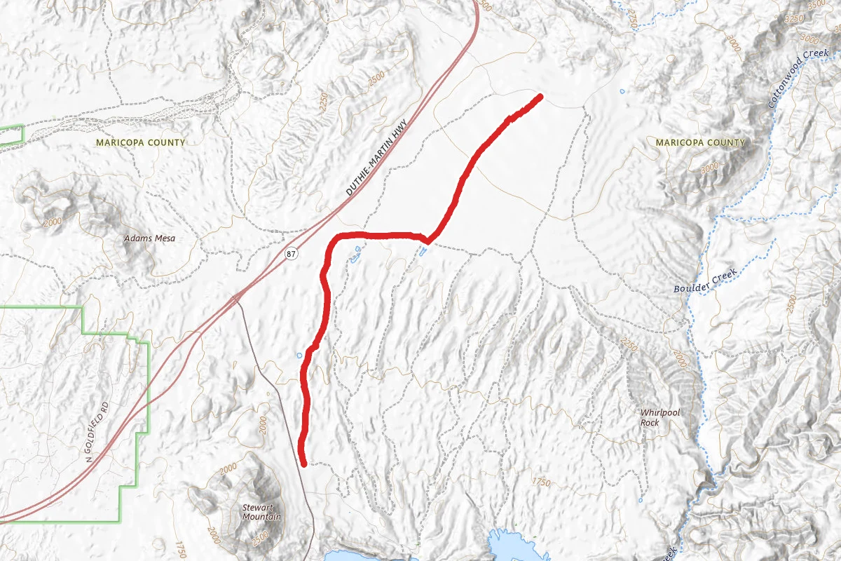 The Rolls West OHV Trail