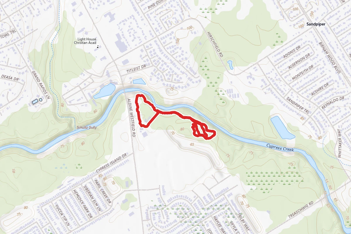 Mercer Arboretum and Botanic Gardens Trail