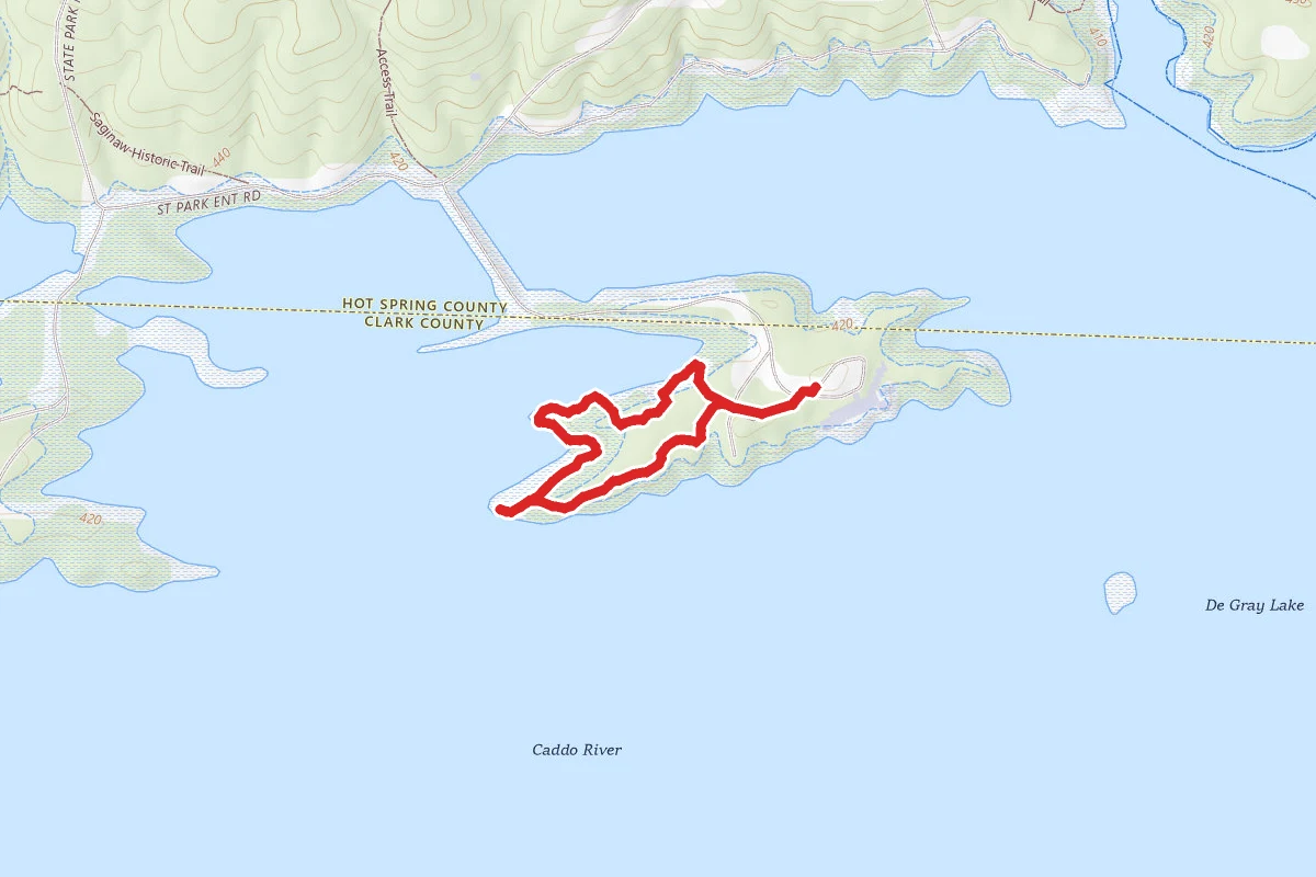 DeGray Lake Island Trail