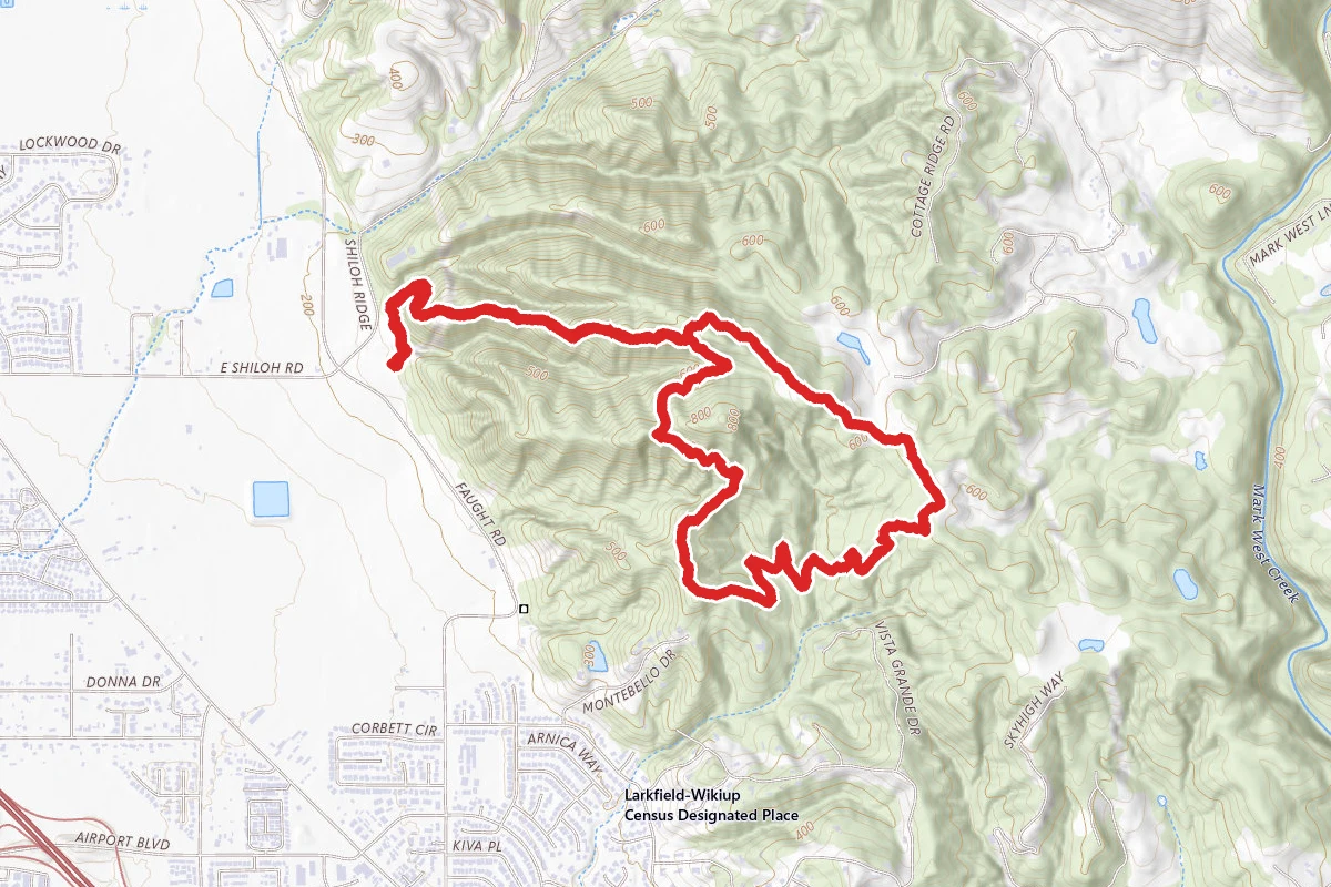 Ridge Trail and Pond Trail and South Ridge Trail Loop