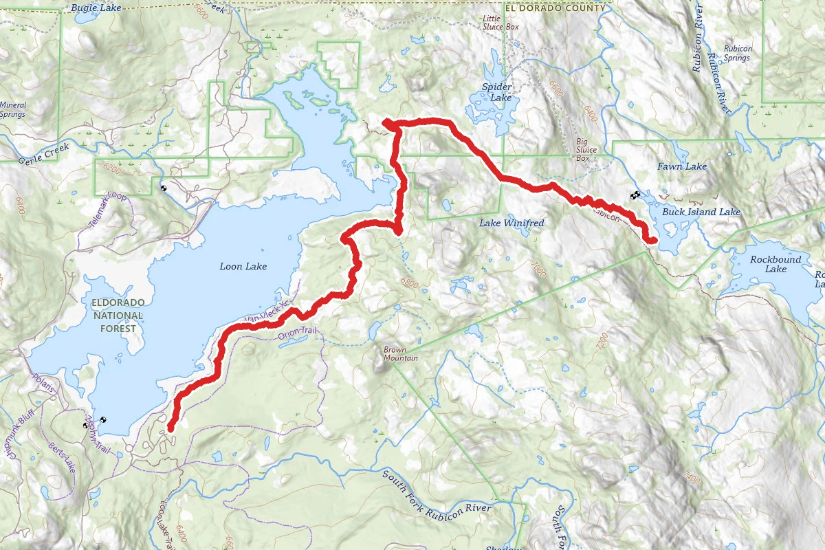 Loon Lake to Buck Island Lake