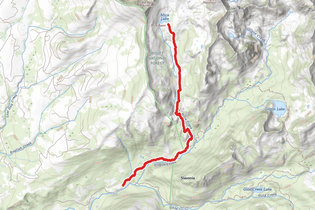 Mica Basin Trail