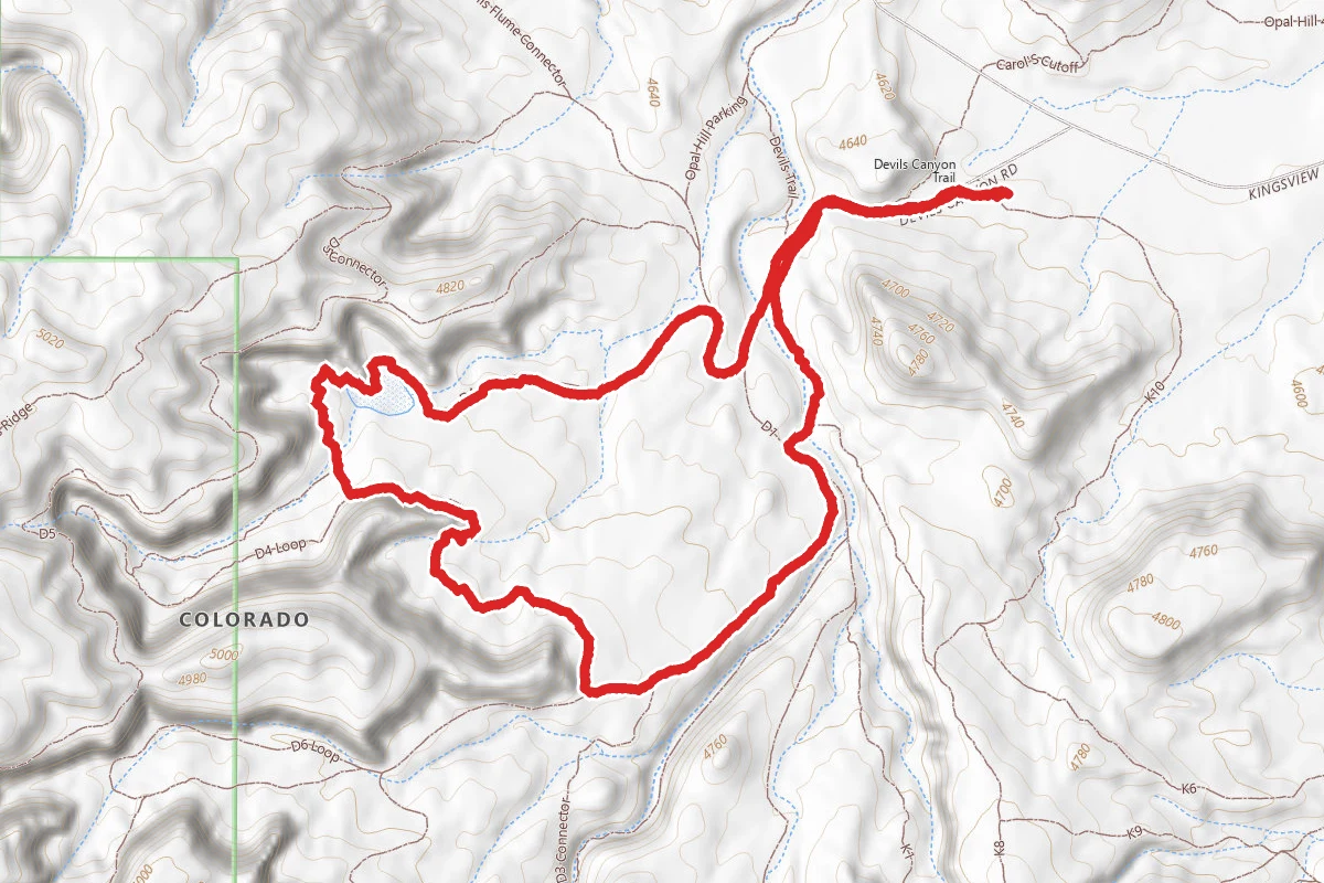 D1 and D4 Loop Trail