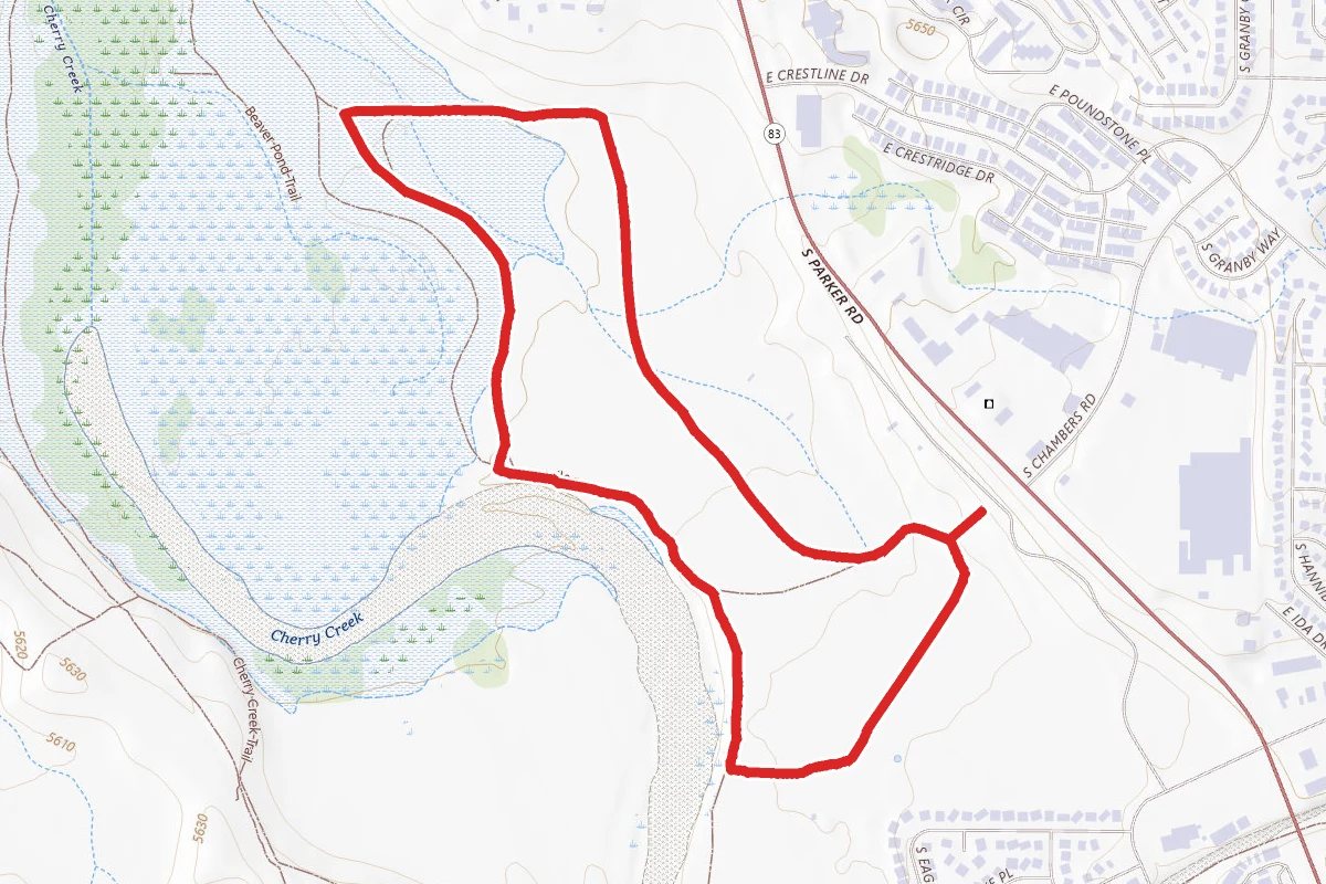 12 Mile Trail and Cherry Creek Loop