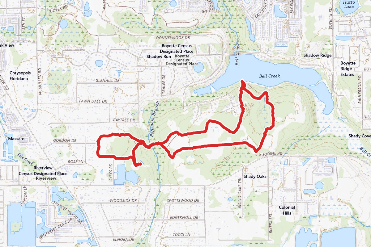 Rhodine Scrub Preserve Loop