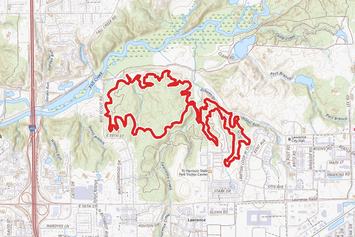 Fort Benjamin Harrison MTB Loop