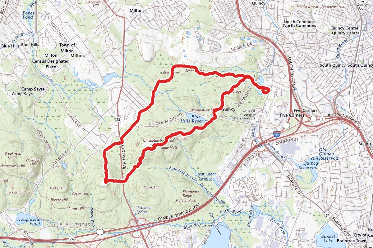 Skyline Trail, Headquarters Path, and Sawcut Notch Path
