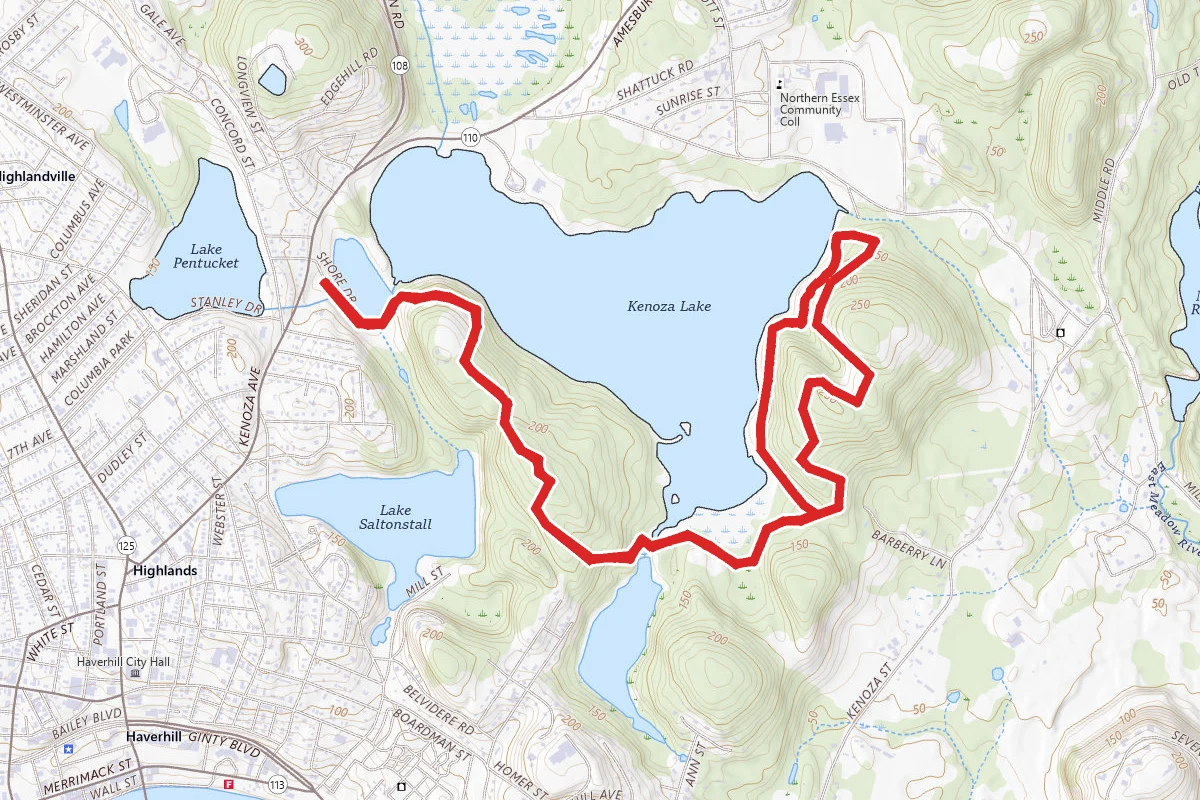 Dudley Porter and Shore Trail Loop