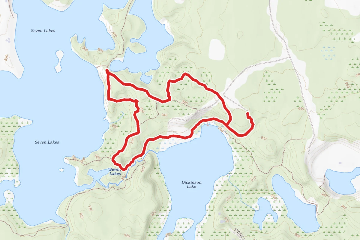 Seven Lakes Green Trail