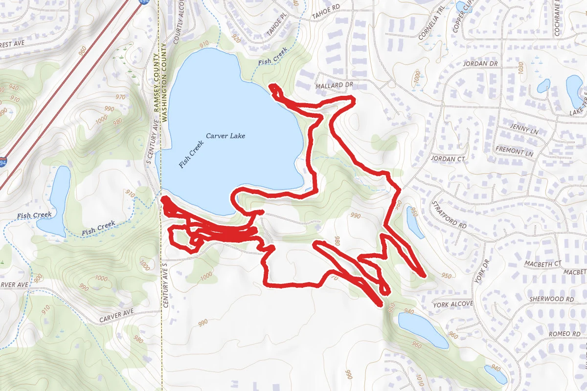 Carver Lake Park Loop Trail