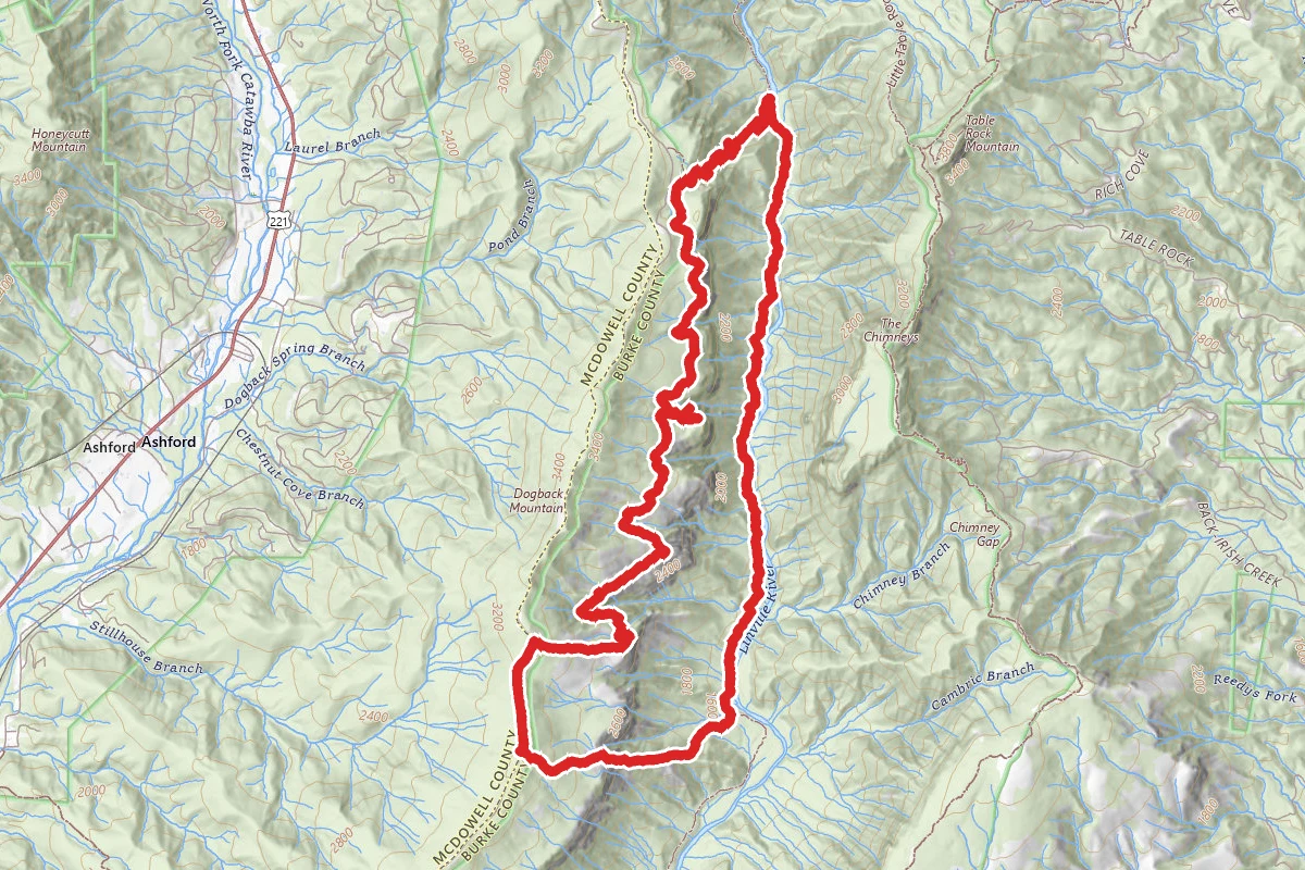 Pinchin to Linville River to Conley to Rock Jock