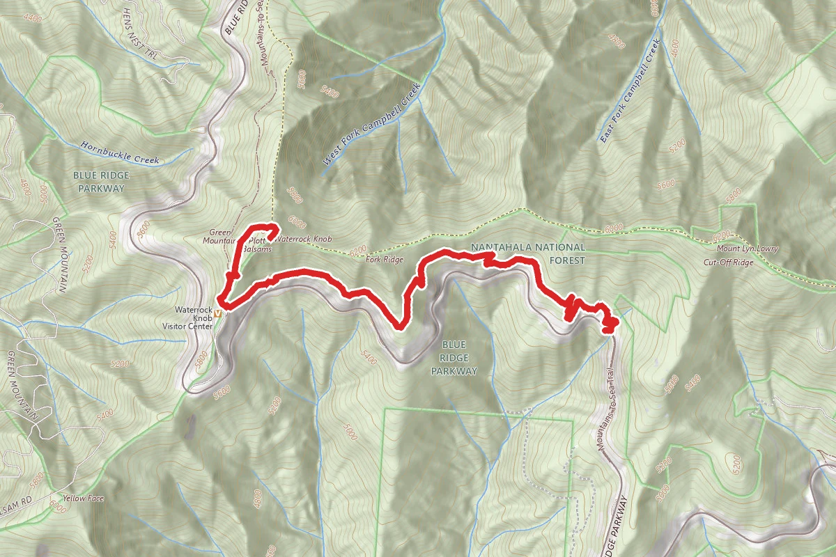 Fort Ridge Overlook to Waterrock Knob