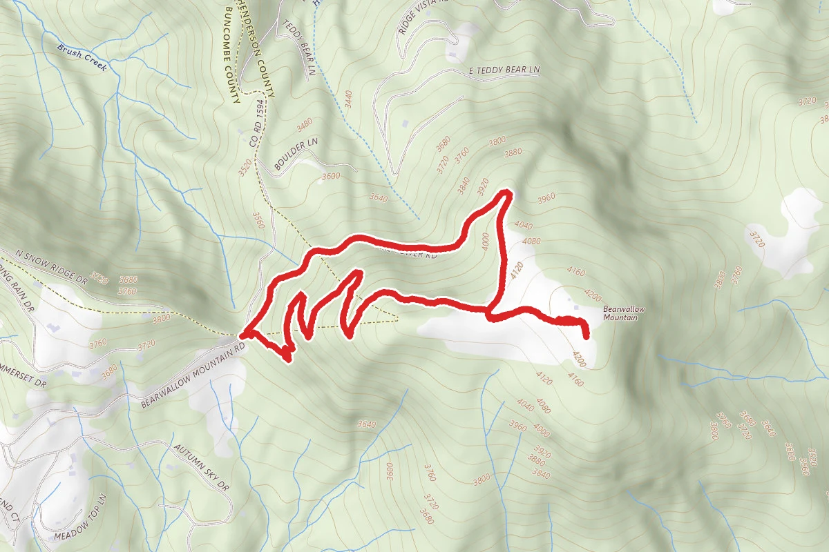 Bearwallow Mountain Trail