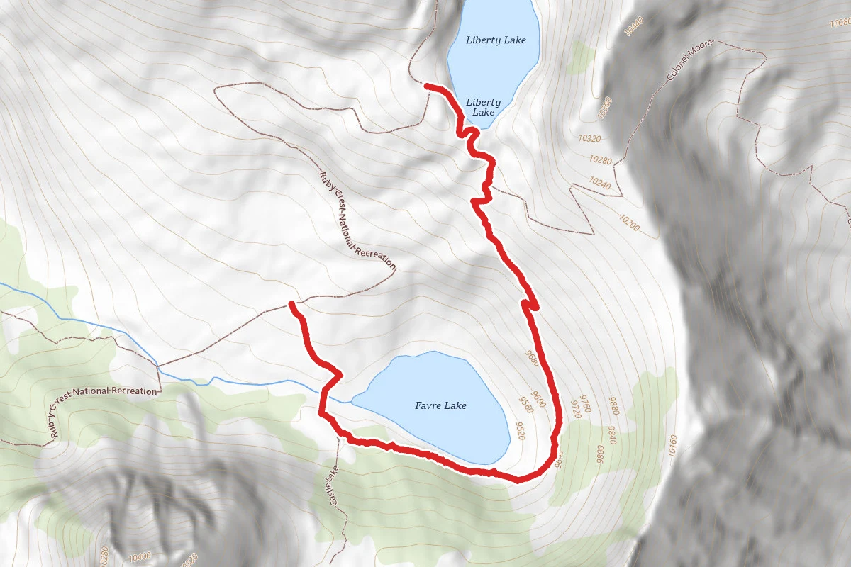 Favre Lake Trail #52