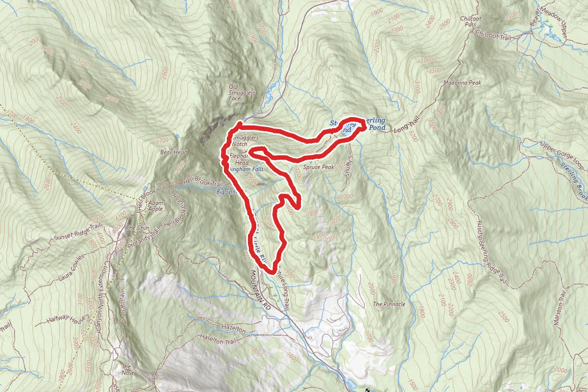 Sterling Pond and Long Trail