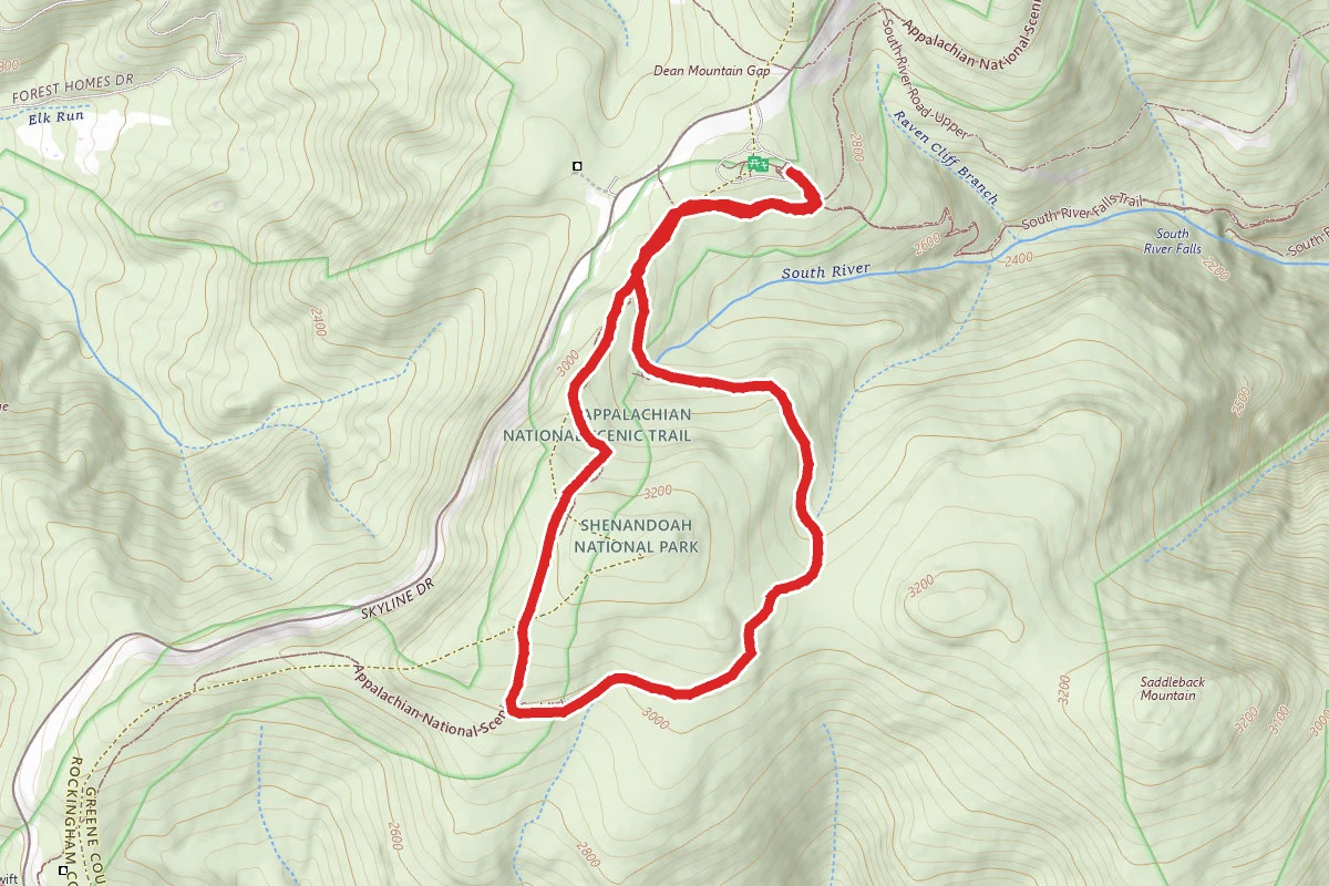 Saddleback Mountain and Appalachian Trail Loop
