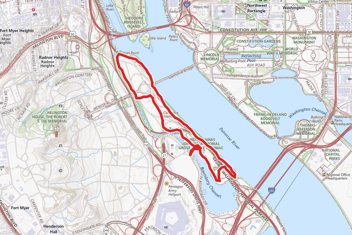 Mount Vernon Trail Loop