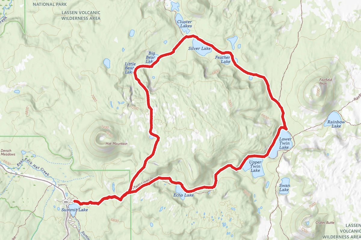 Cluster Lakes Loop Trail