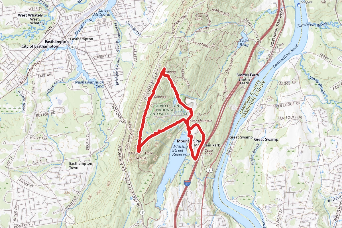 Mountain Park Deadtop Loop via B-17 Crash Site