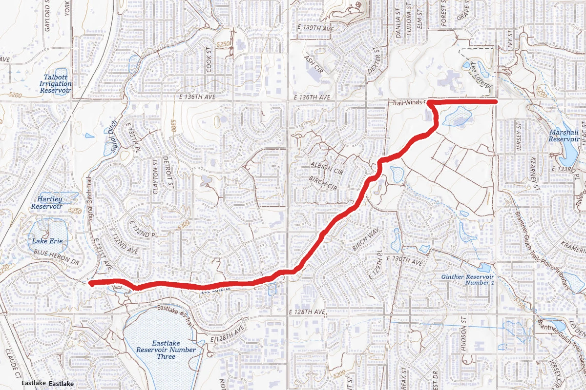 Lee Lateral Ditch Trail