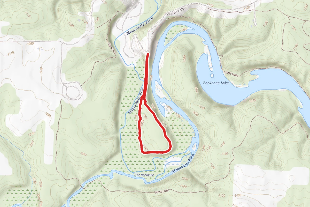 Backbone State Park Trail Loop
