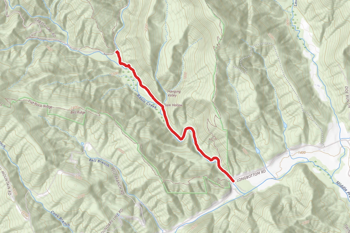 Grassy Gap Fire Road