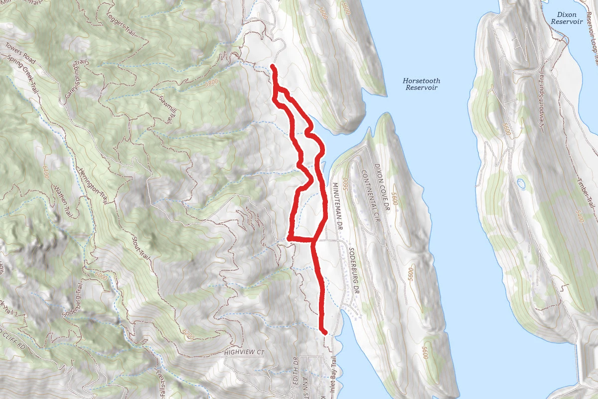 Shoreline Trail to Nomad Trail Loop