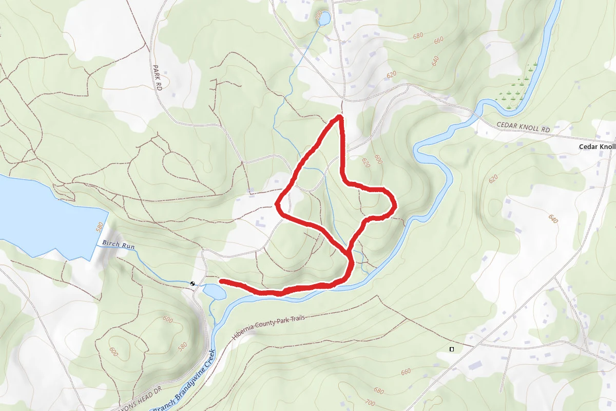 Forge Trail via Forest Hill Trail Loop