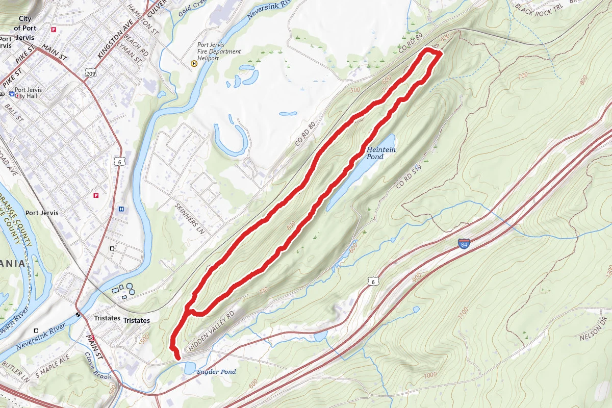 Lenape Ridge and Minisink Trail Loop