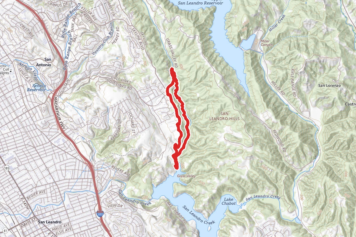 Skyline, Cascade, Columbine, and Goldenrod Loop